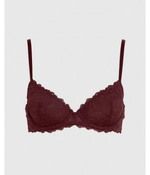 Unlined Lace Demi Bra