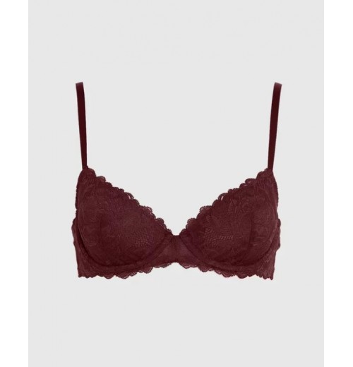 Unlined Lace Demi Bra