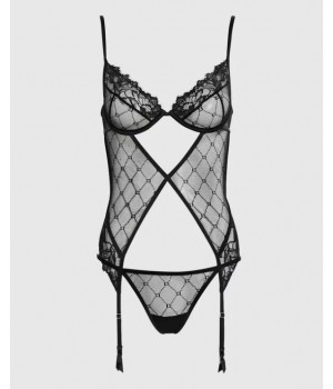 Short Unlined Lace Merrywidow